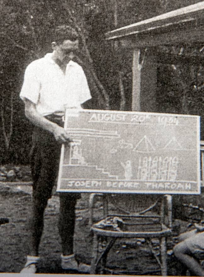 Bob teaching in Taiwan in 1934. Credit: PA