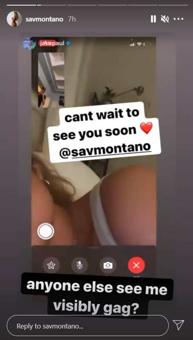 Montano denied anything was going on between her and Paul. Credit: Instagram