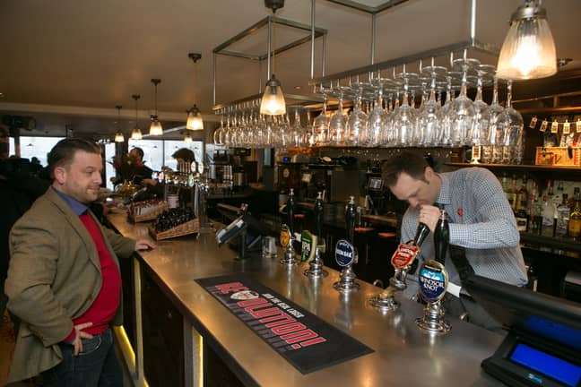 From today you can save 20p on a pint of beer at Weatherspoons. Credit: PA