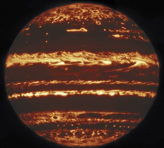 Scientists say it is one of the clearest ever images taken of the planet. Credit: International Gemini Observatory 