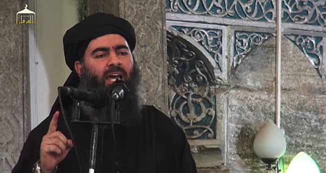 The leader of the militant Islamic State (ISIS) made his first public appearance in 2014. Credit: PA
