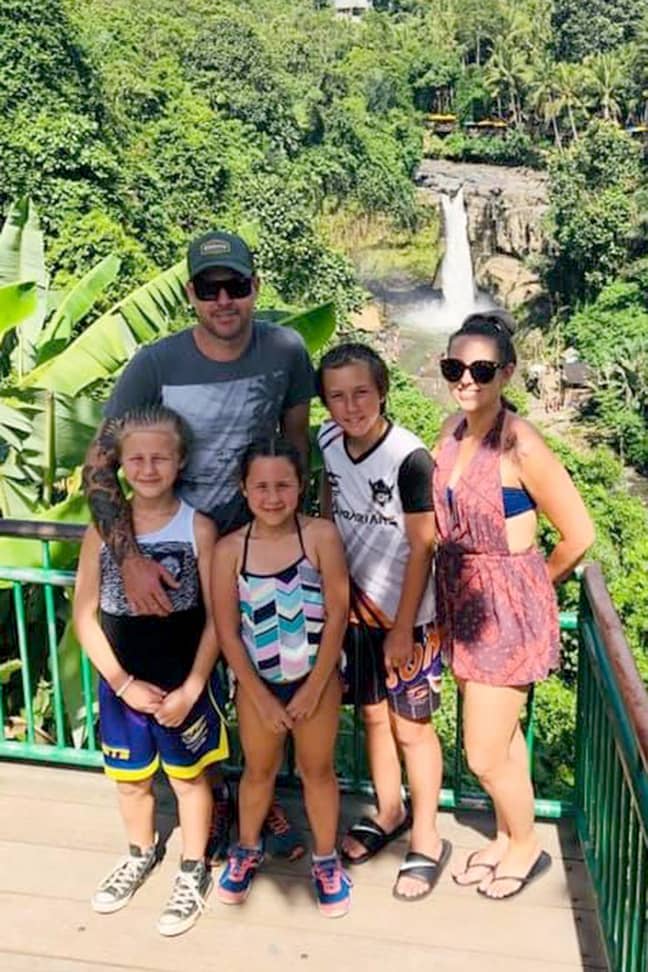 Judy Hicks with her family on holiday. Credit: Storytrender