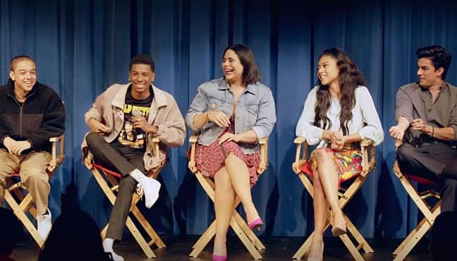 On My Block main cast answers questions from the audience. (Credit: Netflix)