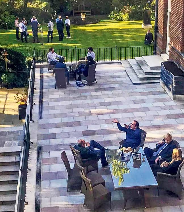 An image was released last weekend appearing to show cheese and wine being enjoyed in the garden of 10 Downing Street while the rest of the country was in lockdown