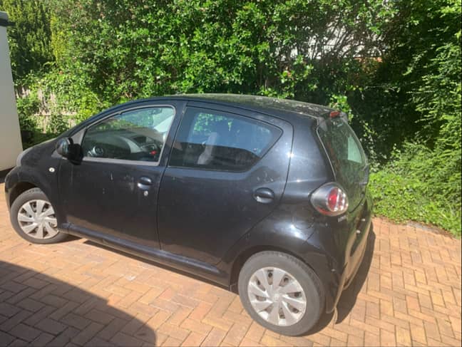 The Toyota Aygo that has had to be sold. Credit: Triangle News