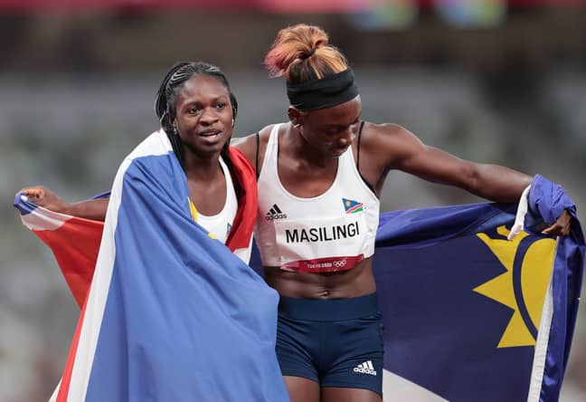 Mboma and Beatrice Masilingi were not allowed to compete in the 400m. Credit: PA