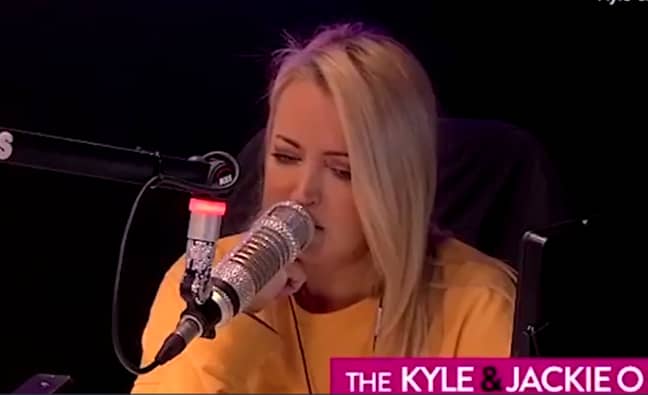 Tanya shared her story on The Kyle and Jackie O Show. Credit: KIIS/The Kyle and Jackie O Show
