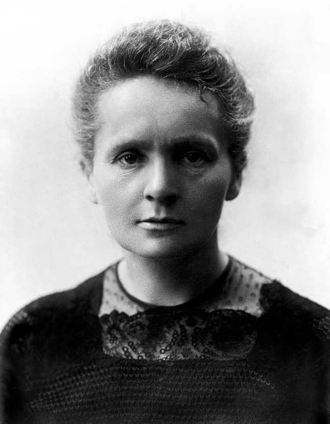 Marie Curie was a lefty. Credit: PA