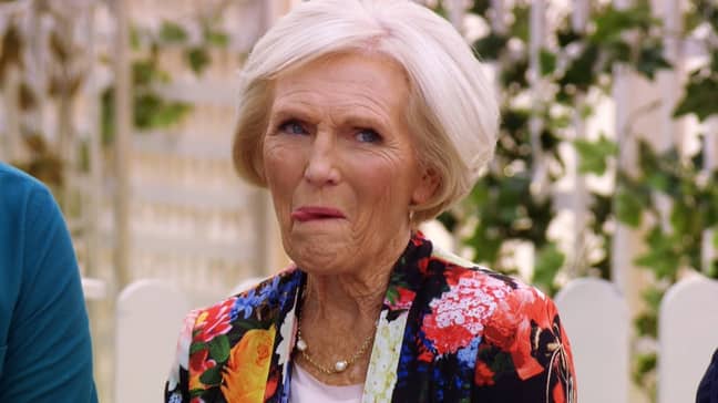 Mary Berry beat GBBO successor Prue Leith. Credit: BBC