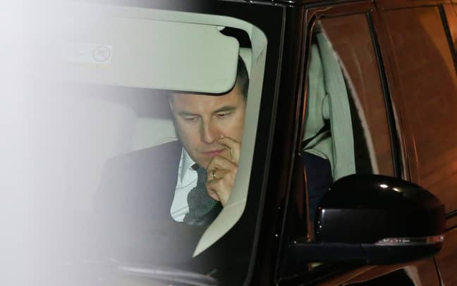 David Walliams snapped leaving the Britain's Got Talent semi-final in 2015. Credit: PA