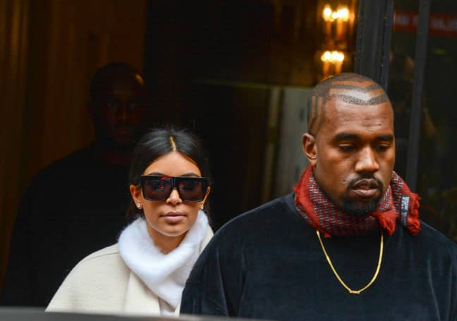 Kim Kardashian and Kanye West in 2014. Credit: PA