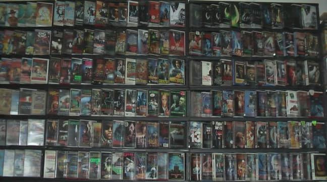 Look at all that VHS. Credit: Liverpool Echo