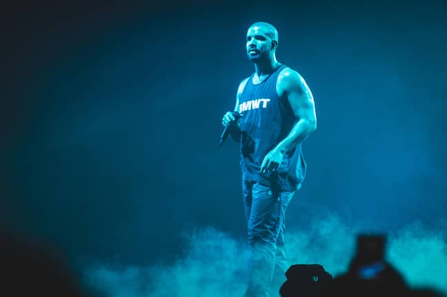 Drake was a special guest at the festival. Credit: Alamy