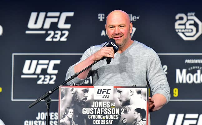 Dana White is keen, because of course he is. Credit: PA