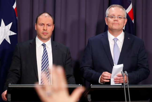 The petrol cut will cost the Morrison Government's budget big time. Credit: REUTERS / Alamy Stock Photo