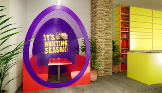 An artist's impression of what the secret property could look like. Credit: Cadbury/Booking.com