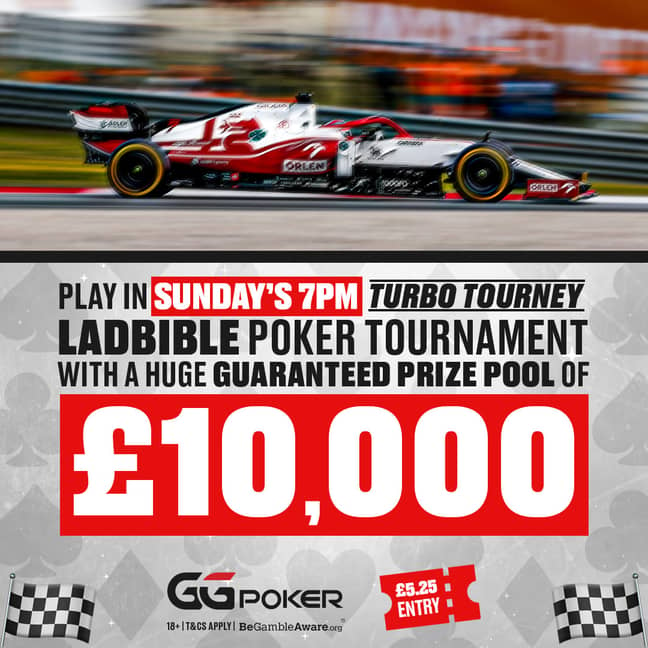 Play In Sunday's £10,000 LADbible Poker Tournament