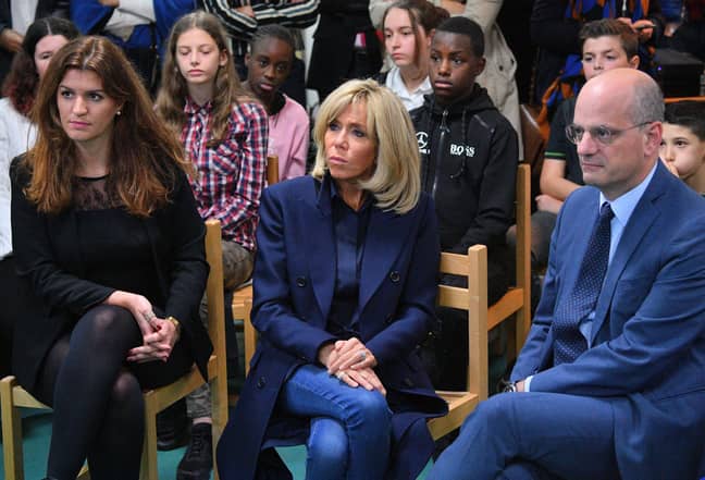 French Education Minister Jean-Michel Blanquer and the French President's wife Brigitte Macron have focused on eradicating bullying in the country. Credit:Abaca Press / Alamy Stock Photo