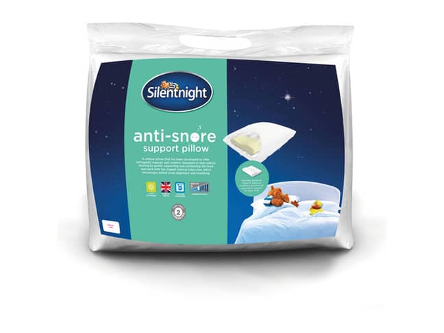The anti-snoring pillow is sold at Lidl.  Credit: Lidl