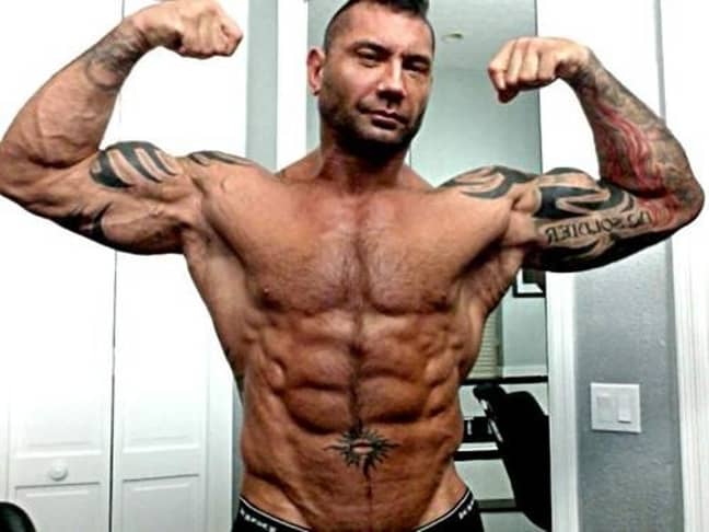 How dave bautista went from a big brick shithouse to lean as fuck ladbible.