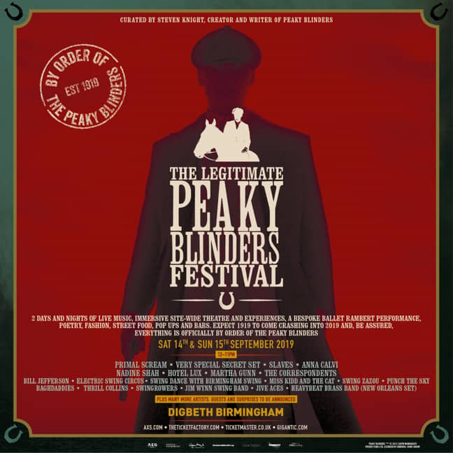 Don't Miss The Legitimate Peaky Blinders Festival In Birmingham