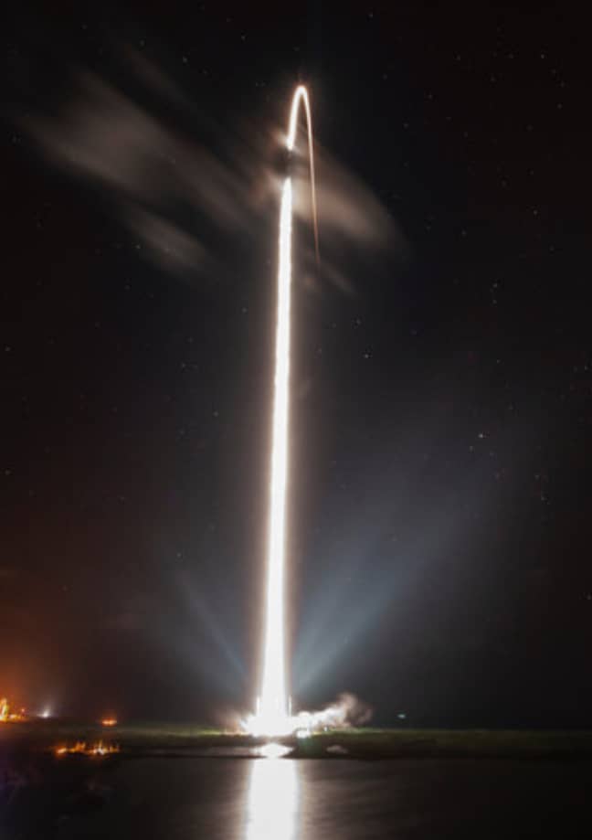 We all bloody love a rocket launch nowadays don't we? Credit: PA