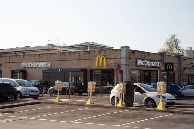 The 22-year-old brandished a fake gun when he held up a local McDonald's. Credit: SWNS