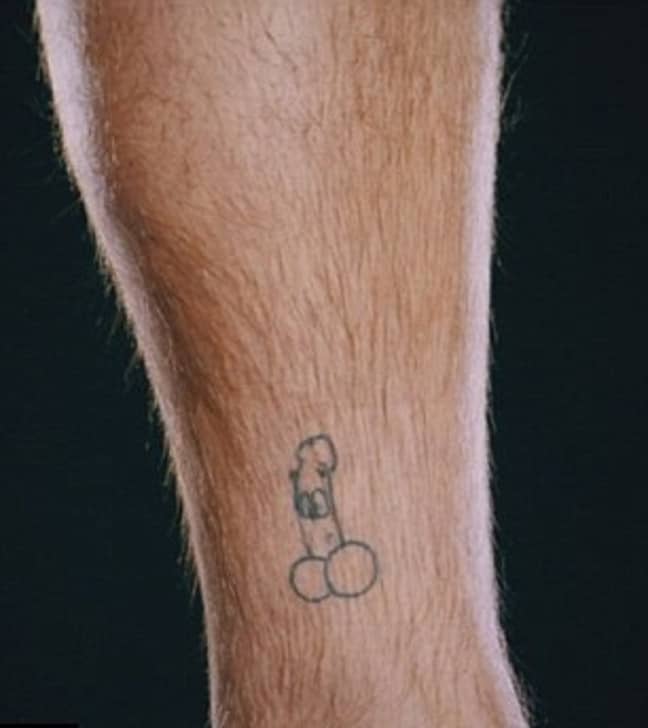 Tattoo on penis