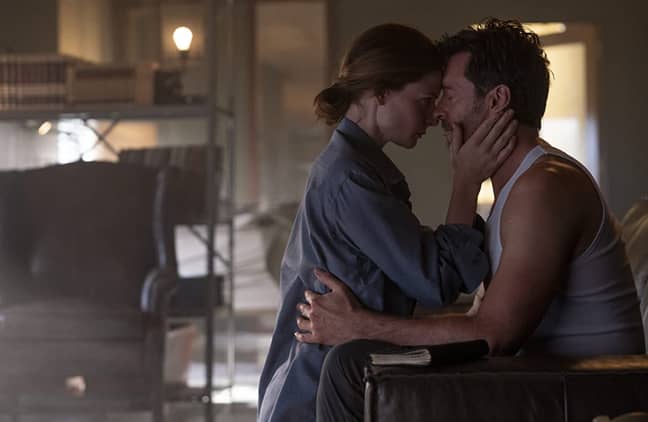 Jackman stars alongside Rebecca Ferguson in new sci-fi film Reminiscence. Credit: Warner Bros. Pictures