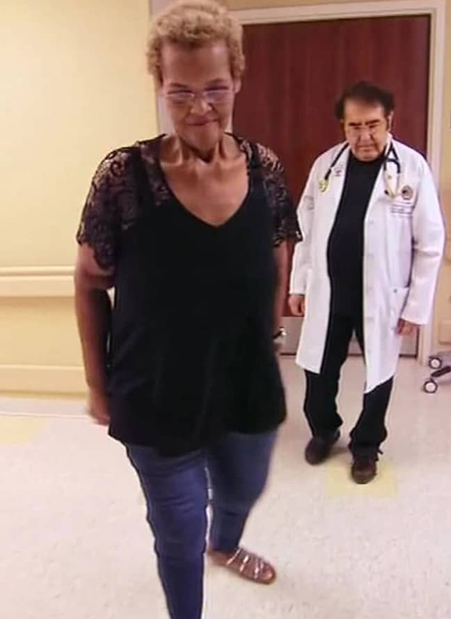 Milla was able to walk again after 13 years. Credit: TLC