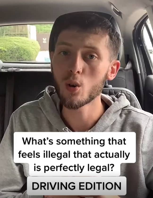 It feels illegal, but isn't necessarily. Credit: TikTok/@theyounginstructor