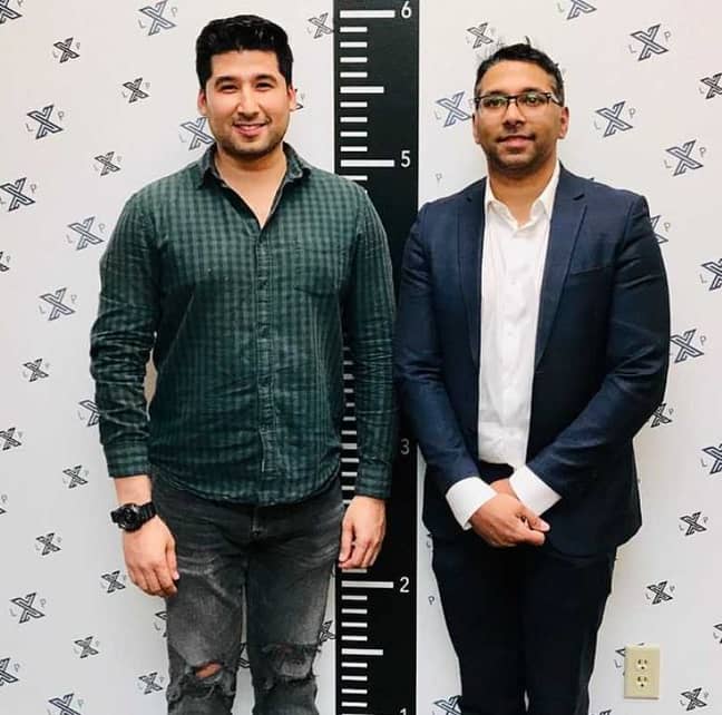 Alfonso was already pretty tall prior to the op. Credit: LimbplastX Institute