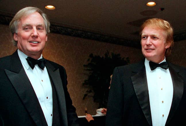 Robert and Donald Trump in 1999. Credit: PA