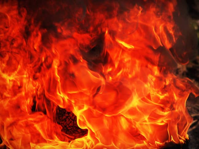 Some fire, like the fire in hell. Credit: Pexels