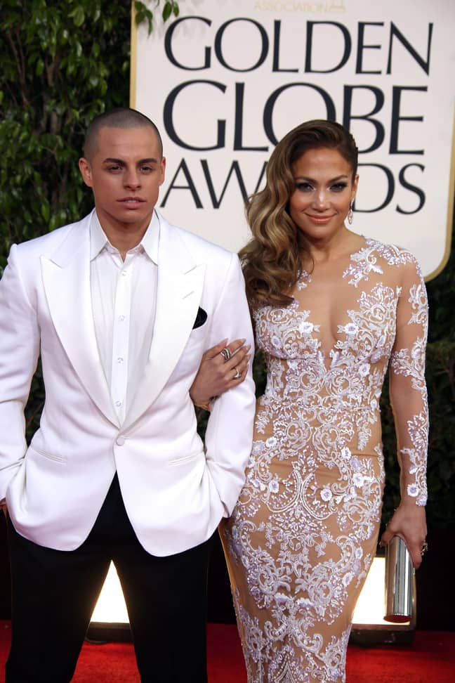 J.Lo and Casper Smart who she was dating for six years. Credit: PA