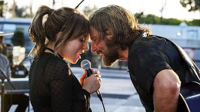 Bradley Cooper and Lady Gaga in the 2018 A Star is Born. Credit: Warner Bros
