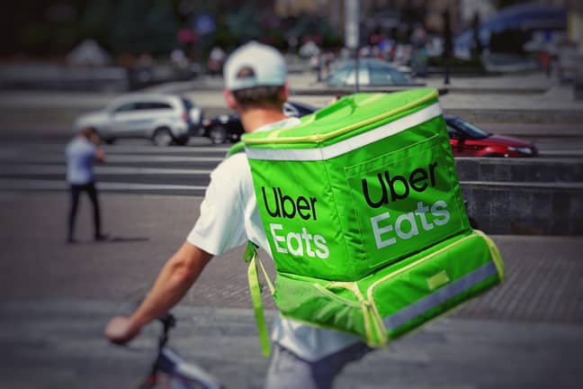 Uber Eats delivery driver (Credit: Unsplash/Robert Anasch)