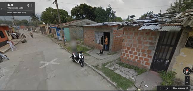 We start to see the story unfold Credit: Google Street View