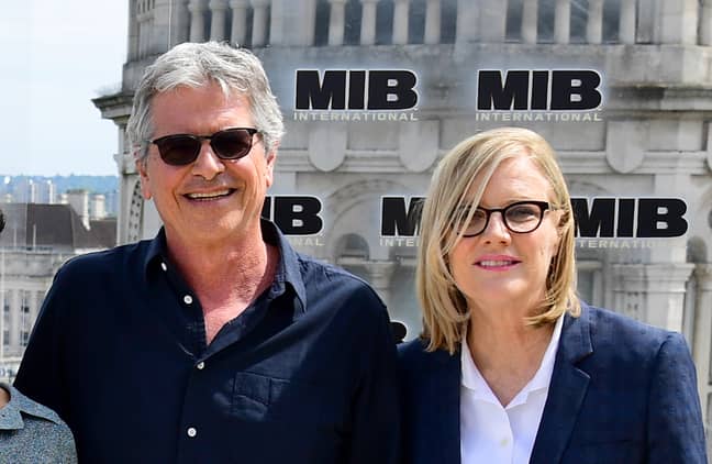 Producers Walter F. Parkes and Laurie MacDonald during the Men in Black: International photocall. Credit: PA