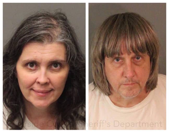 Louise and David Turpin were jailed for 25 years. Credit: PA