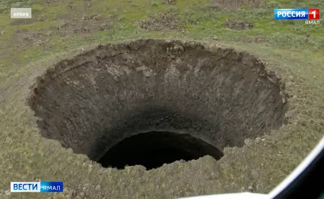 Big hole that, isn't it? Credit: East2West News