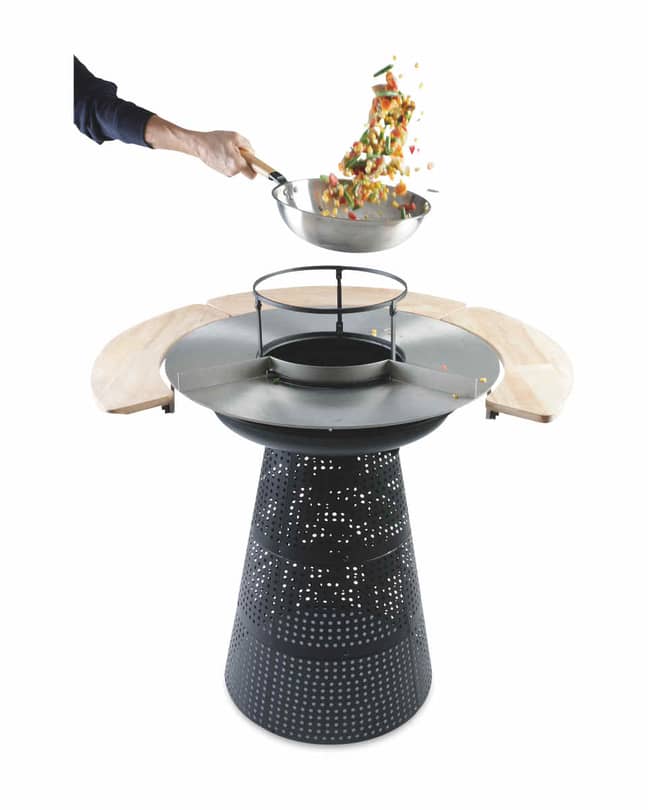 The Range Is Ing A Pit Fire Grill, 2 In 1 Fire Pit Table