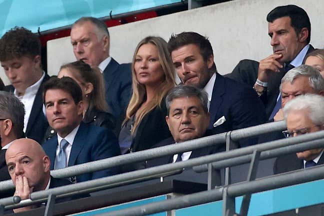 Tom Cruise finished off a packed Sunday with the Euro 2020 final. Credit: PA