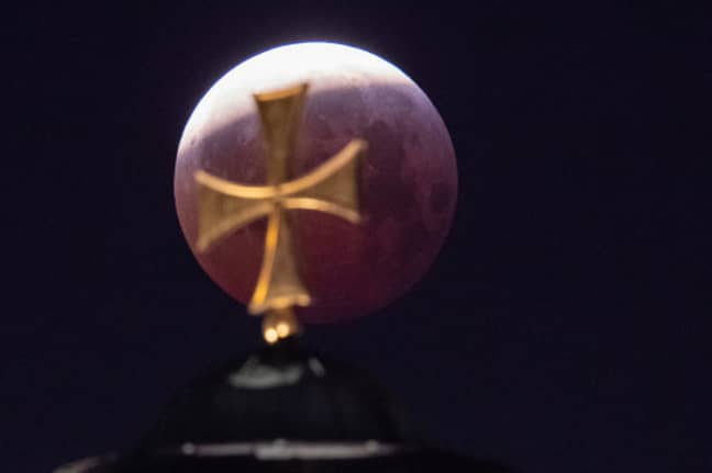 Here's a cool pic of the super blood wolf moon taken in Nuremberg, Germany. Credit: PA