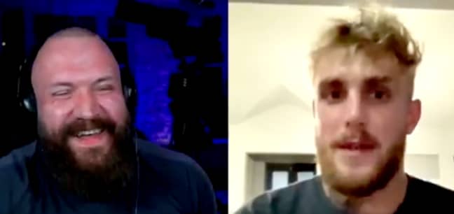 Jake Paul confirms tattoo plans for Tyron Woodley fight. Credit: YouTube/True Geordie