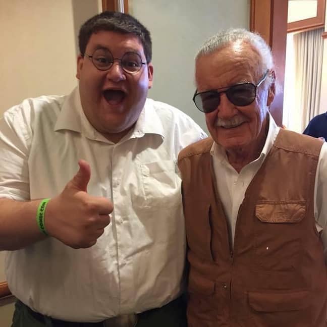 Robert with Stan Lee. Credit: Robert Franzese