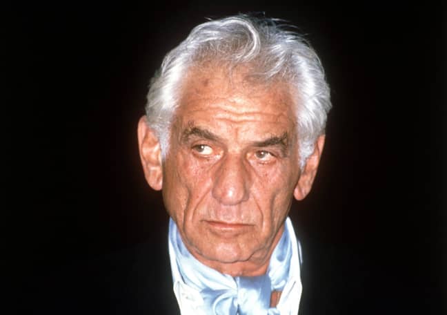 Composer Leonard Bernstein pictured in 1985. Credit: PA