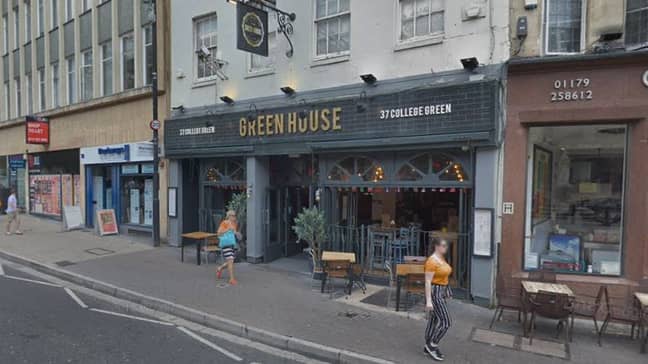 The Green House pub in Bristol has a dress code that people must abide to. Credit: Google Maps
