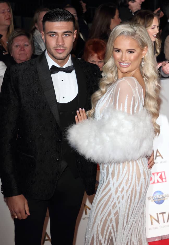 Tommy Fury with girlfriend Molly-Mae Hague. Credit: PA