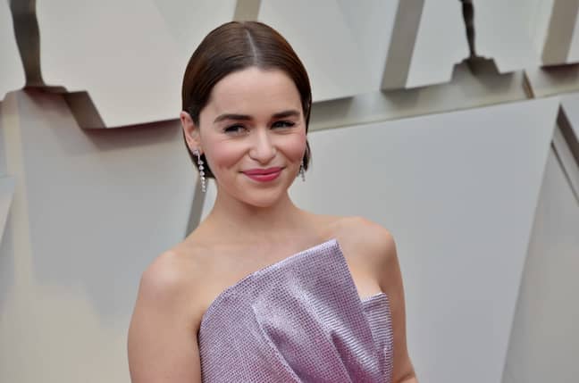 Emilia Clarke at this year's Oscars ceremony. Credit: PA